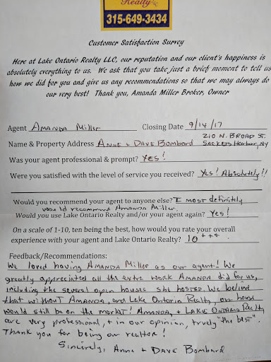 Real Estate Agency «Lake Ontario Realty LLC», reviews and photos