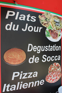 Menu / carte de Pizza Simon's à Menton