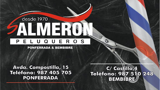 Salmeron peluqueros Bembibre C. Castilla, 4, 24300 Bembibre, León, España
