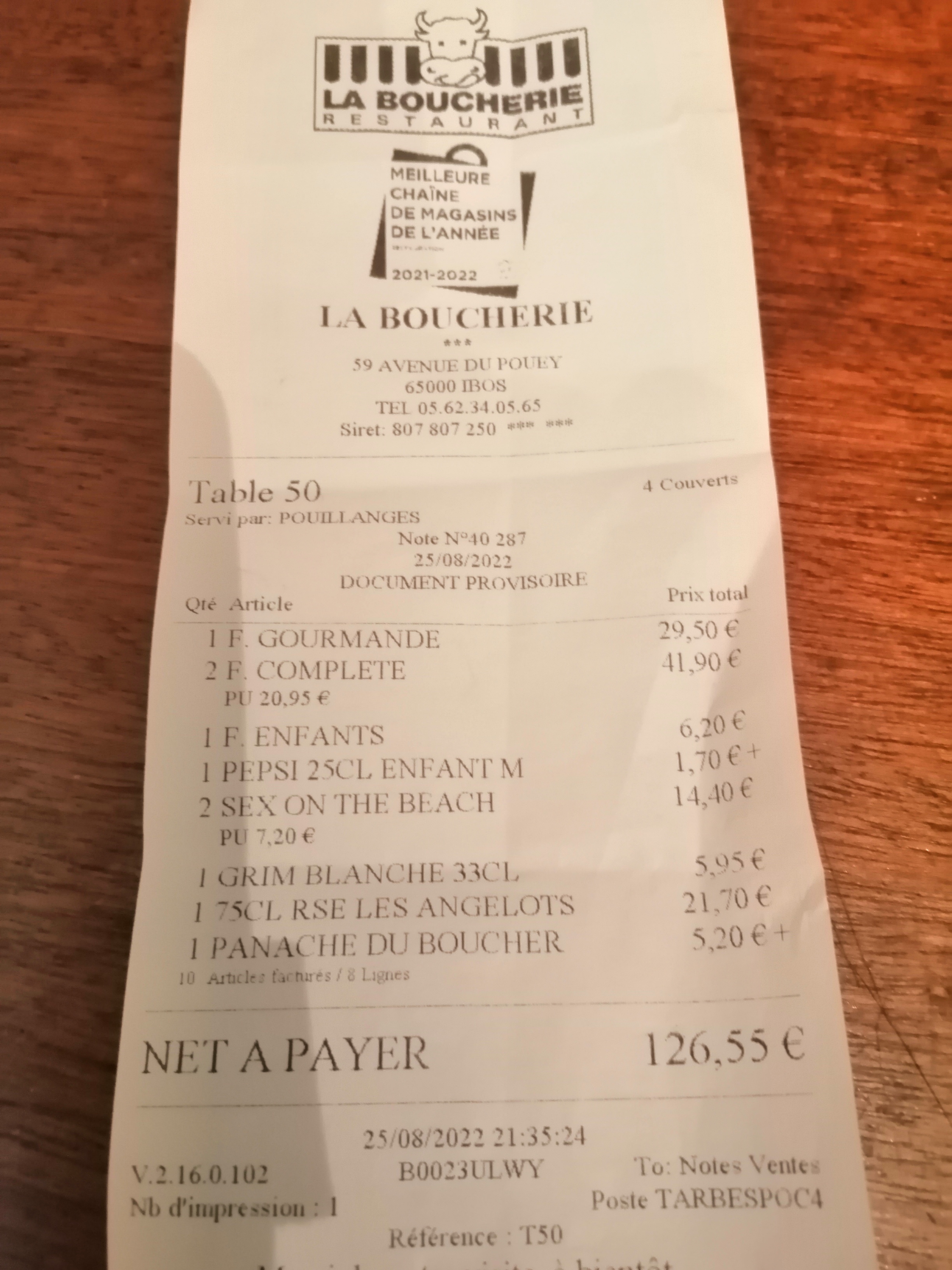 Photo n° 1 de l'avis de Véronique.u fait le 25/08/2022 à 20:18