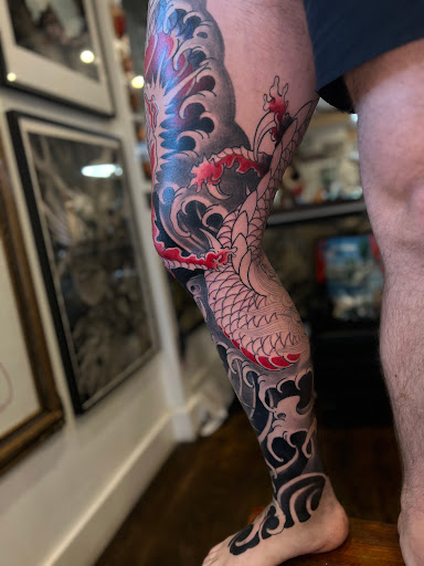 Explore male ankle tattoo ideas, creative tattoo ideas in San Diego, available at Guru Tattoo