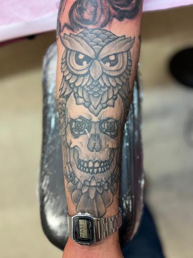 Explore japanese leg sleeve tattoo ideas, creative tattoo ideas in Loganville, available at Not Of This World Tattoo & Piercing