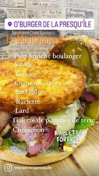 Restaurant O’ Burger De La Presqu Ile à Saint-Mandrier-sur-Mer - menu / carte