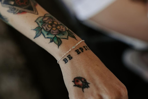 Explore road trip tattoo ideas, creative tattoo ideas in College Station, available at PIPER-jade