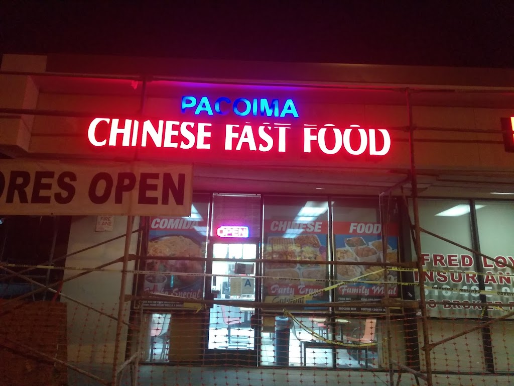 Pacoima Chinese Fast Food 91331
