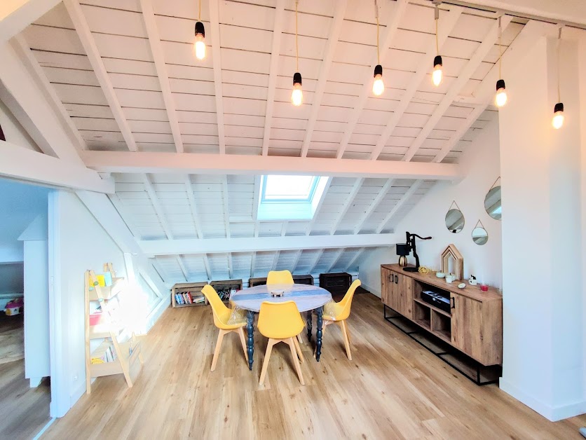 Appartement de charme, deux chambres, avec terrasse aux pieds des remparts à Guérande (Loire-Atlantique 44)