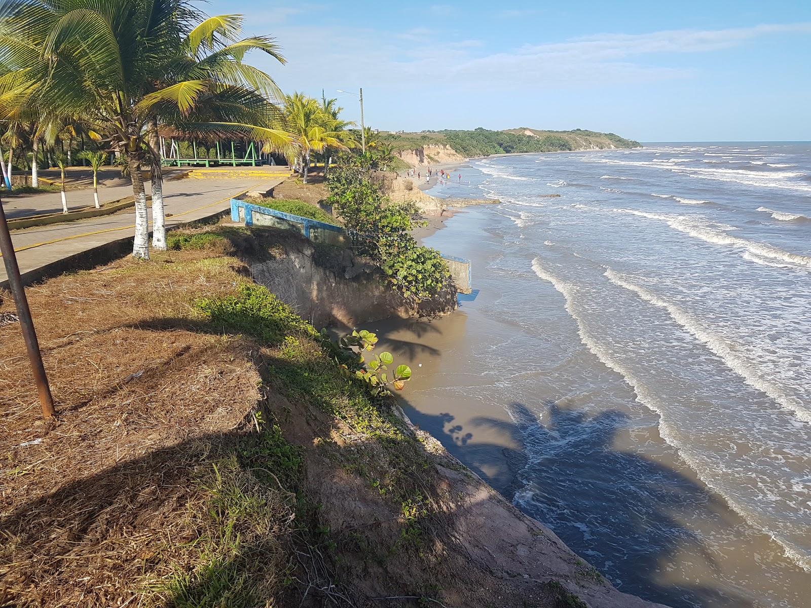 Zdjęcie Plaża La Bocana z powierzchnią jasny piasek
