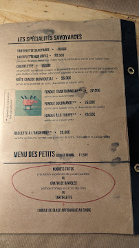 Menu / carte de Cocotte and Co à La Plagne-Tarentaise