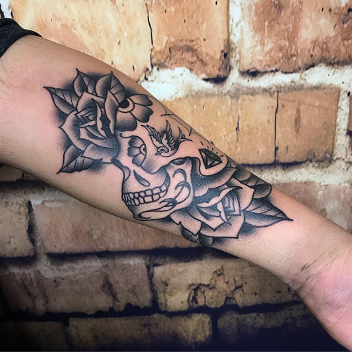 Explore rest in peace tattoo ideas, creative tattoo ideas in Modesto, available at Dying Art Tattoo