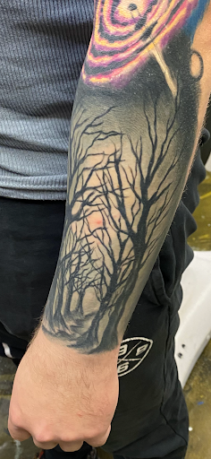 Explore tattoo half sleeve ideas tribal, creative tattoo ideas in Saint Marys, available at Empire Tattoo