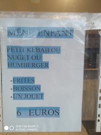 Restaurant Star Kebab à Pluvigner menu
