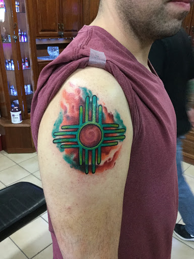 Explore stick and poke tattoo ideas, creative tattoo ideas in Albuquerque, available at Albuquerque Ink Tattoo