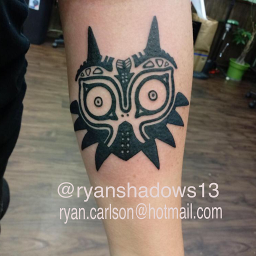 Explore nice arm tattoo ideas, creative tattoo ideas in Orange, available at Leftys Tattoo