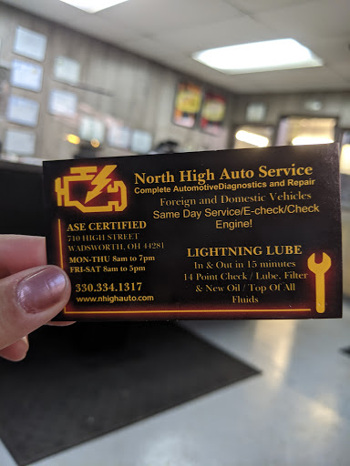 Auto Repair Shop «North High Auto Services», reviews and photos, 710 High St, Wadsworth, OH 44281, USA