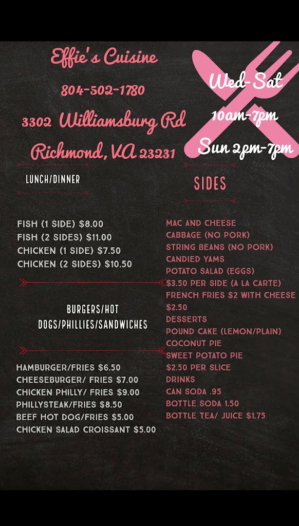 Effie's Cuisine 23231