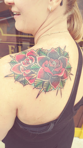 Explore hawk tattoo ideas, creative tattoo ideas in Benton, available at Rend City Tattoo