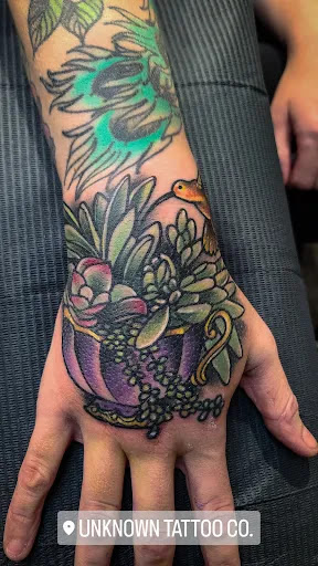 Explore roman catholic tattoo ideas, creative tattoo ideas in Snohomish, available at Unknown Tattoo Co.