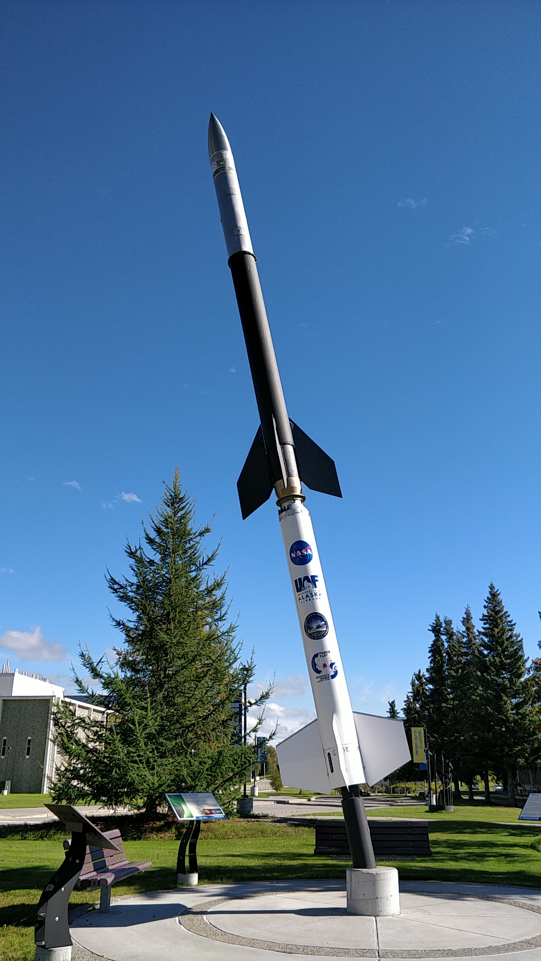 Black Brant IX Rocket Display