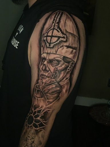 Explore anniversary tattoo ideas, creative tattoo ideas in Roanoke, available at Saint Cecilias Art Studio
