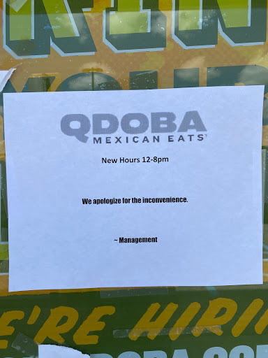 Mexican Restaurant «QDOBA Mexican Eats», reviews and photos, 398 W 14 Mile Rd, Troy, MI 48083, USA