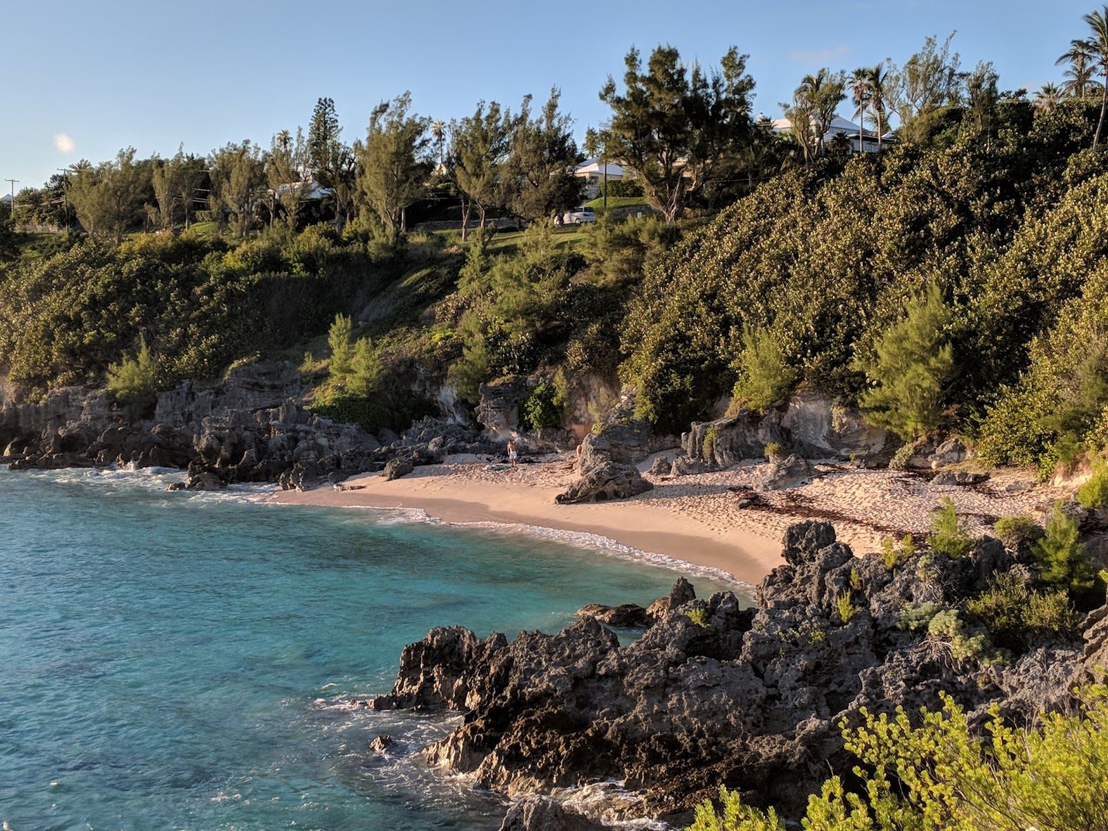 Photo of Church Bay Beach and the settlement