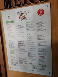 Menu du Pizza Pasta Fantasia à Almancil