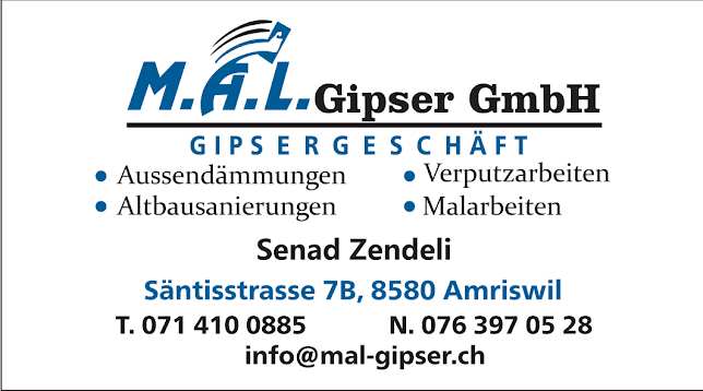 Rezensionen über M.A.L. Gipser GmbH in Amriswil - Bauunternehmen