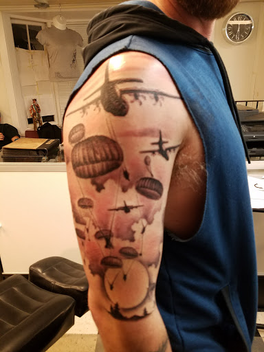 Explore family leg tattoo ideas, creative tattoo ideas in Pelham, available at Tattoo Fever