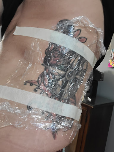 Explore heartagram tattoo ideas, creative tattoo ideas in Wakefield, available at Marcos Tattoo