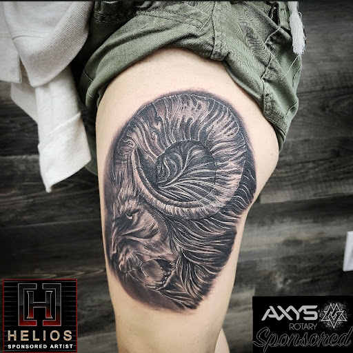 Explore female sleeve tattoos ideas, creative tattoo ideas in Wasilla, available at Doulos Tattoo, The Tattoo Shop