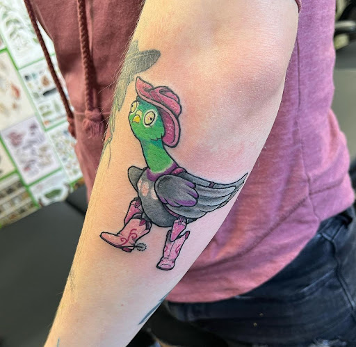 Explore deer head tattoo ideas, creative tattoo ideas in Elizabethtown, available at Artistic Resurrection Tattoo Elizabethtown