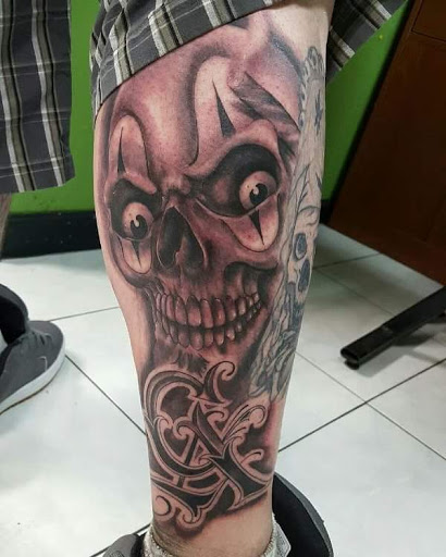 Explore slot machine tattoo ideas, creative tattoo ideas in Colton, available at knuckleheads tattoo