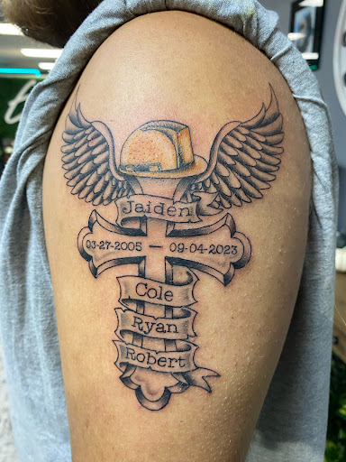 Explore anime tattoo ideas, creative tattoo ideas in Toledo, available at Ellis Ink