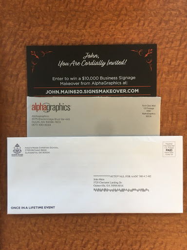Print Shop «AlphaGraphics Cumberland Galleria», reviews and photos, 2030 Powers Ferry Rd SE #100, Atlanta, GA 30339, USA