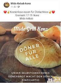 Mido Pizza Burger Kebab à Konz menu