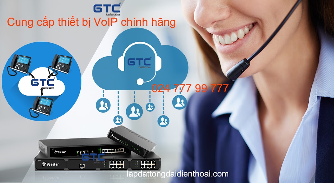 Tổng đài IP - Tổng đài ảo Cloud- Lắp tổng đài nội bộ GTC Telecom