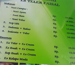 Es Teler Faisal photo