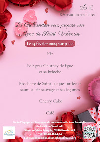 Menu / carte de Restaurant 