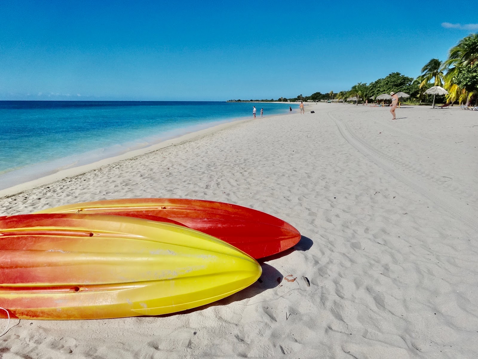 Fotografija Playa La Boca z svetel pesek površino