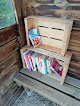 Boîte à livres dans l'abris bus (accès libre) Buzançais
