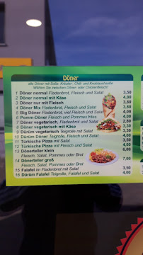 Munzur Döner à Rostock carte