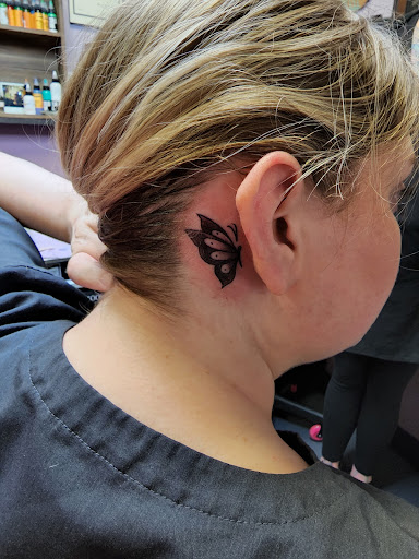 Explore hunting tattoo sleeve ideas, creative tattoo ideas in Mobile, available at Speakeasy Tattoo