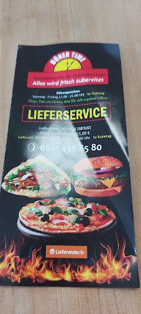 Carte du Döner Time à Mannheim