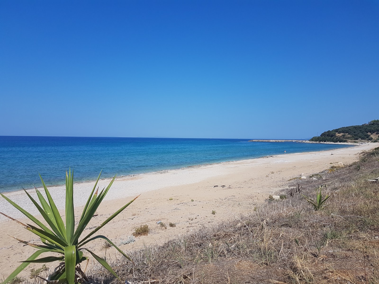 Photo of Lygia beach with long multi bays