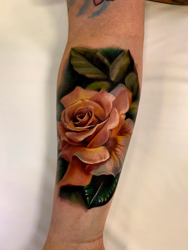 Explore ak47 tattoo ideas, creative tattoo ideas in Spokane, available at Anchored Art Tattoo