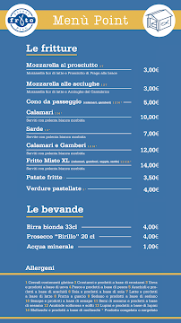 Menu / carte de Fryto - La Tua Frittura di Pesce à Venice