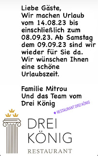 Menu du Dreikönig à Rottenburg