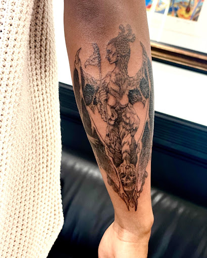 Explore aruba tattoo ideas, creative tattoo ideas in East Orange, available at Inked Library Tattoo