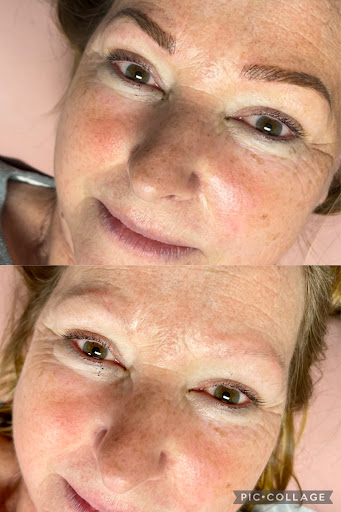 Explore crown tattoo cover up ideas, creative tattoo ideas in Savannah, available at Haute Brows. Cosmetic Tattoo