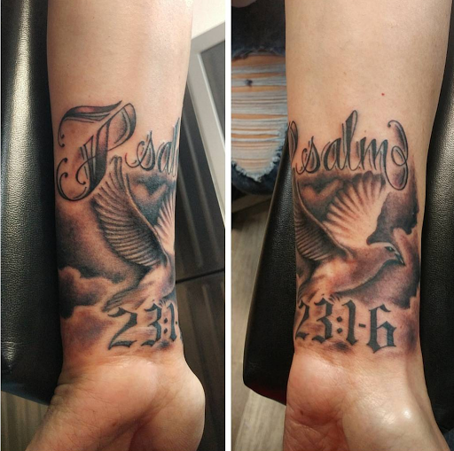 Explore font ideas for tattoos, creative tattoo ideas in Phoenix, available at Grand Avenue Tattoo & Piercings